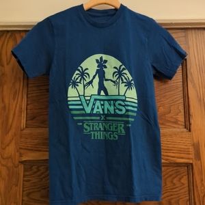 Stranger Things Demogorgon Paradise Classic t shirt , Vans X, women's XS